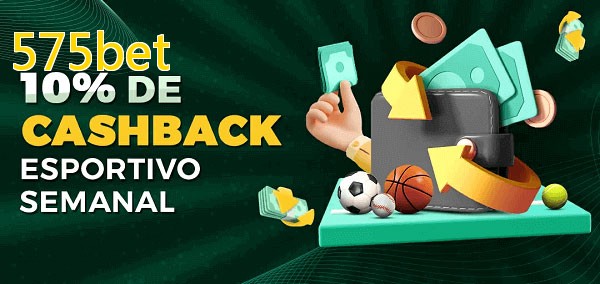 10% de bônus de cashback na 575bet