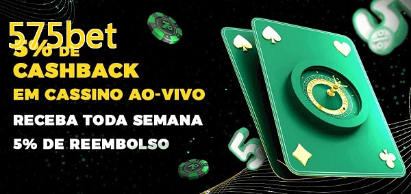 Promoções do cassino ao Vivo 575bet